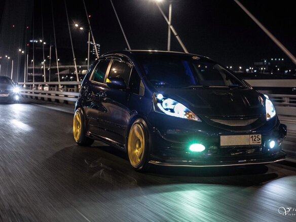 2010 Honda Fit II, синий - вид 6
