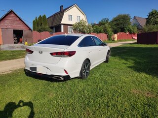 2017 Hyundai Sonata VII (LF) Рестайлинг, белый, 1048000 рублей, вид 4