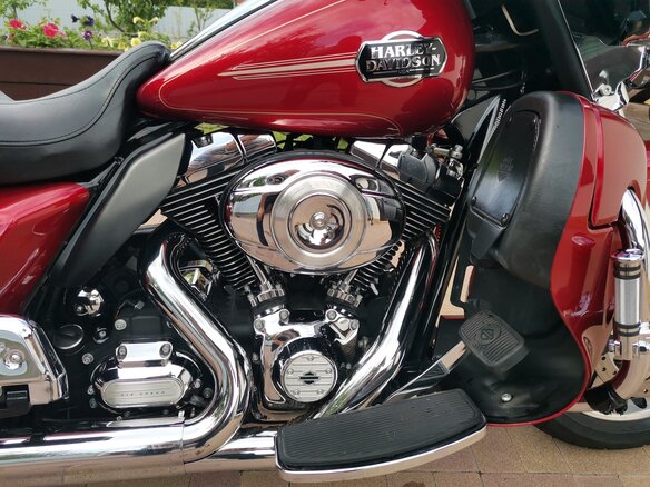 2012 Harley-Davidson Electra Glide, красный, 1340000 рублей - вид 4