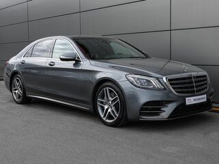 2019 Mercedes-Benz S-Класс 450 Long VI (W222, C217) Рестайлинг, серый, 5298000 рублей, вид 3
