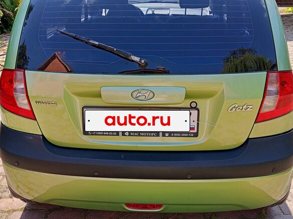 2008 Hyundai Getz I Рестайлинг, зелёный - вид 3