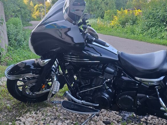 2007 Yamaha XV 1900, чёрный, 825000 рублей - вид 2