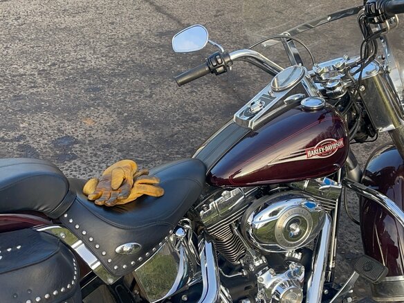 2007 Harley-Davidson Heritage, пурпурный, 950000 рублей - вид 6