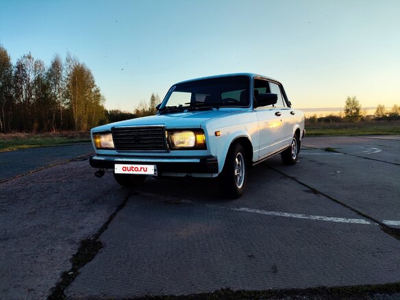 2002 Lada (ВАЗ) 2107, белый, 175000 рублей