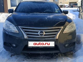 2014 Nissan Sentra VII (B17), чёрный, 1300000 рублей, вид 2