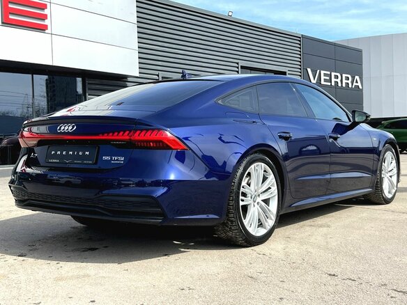 2019 Audi A7 55 TFSI II (4K), синий, 5190000 рублей - вид 15