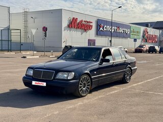 1998 Mercedes-Benz S-Класс 320 III (W140) Рестайлинг, синий, 700000 рублей, вид 1