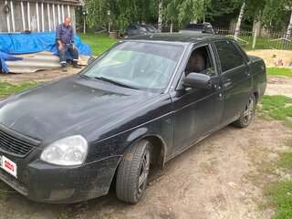 2007 Lada (ВАЗ) Priora I, чёрный, 270000 рублей, вид 1