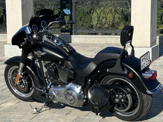 2014 Harley-Davidson Fat Boy, чёрный, 1350000 рублей, вид 5