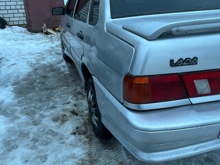 2004 Lada (ВАЗ) 2115, серебристый, 90000 рублей, вид 5