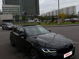 2020 BMW 5 серии 530d xDrive VII (G30/G31/G38) Рестайлинг, чёрный, 5500000 рублей, вид 2