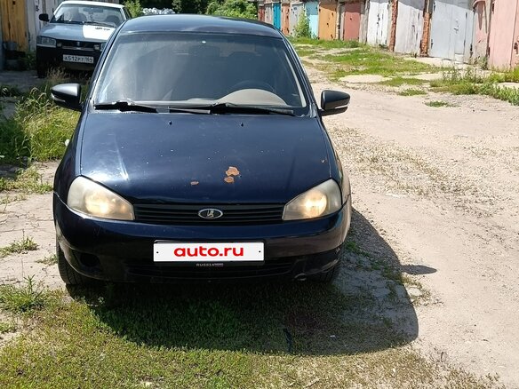 2008 Lada (ВАЗ) Kalina I, фиолетовый, 130000 рублей
