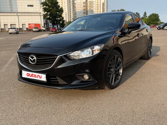 2017 Mazda 6 III (GJ) Рестайлинг, чёрный - вид 12
