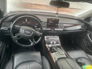 2013 Audi A8 Long III (D4) Рестайлинг, чёрный, 2100000 рублей, вид 4