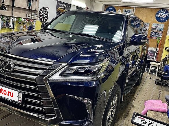 2018 Lexus LX 570 III Рестайлинг 2, синий - вид 7