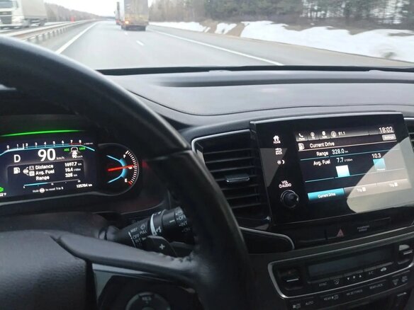 2021 Honda Pilot 9AT III Рестайлинг, зелёный, 3900000 рублей - вид 15