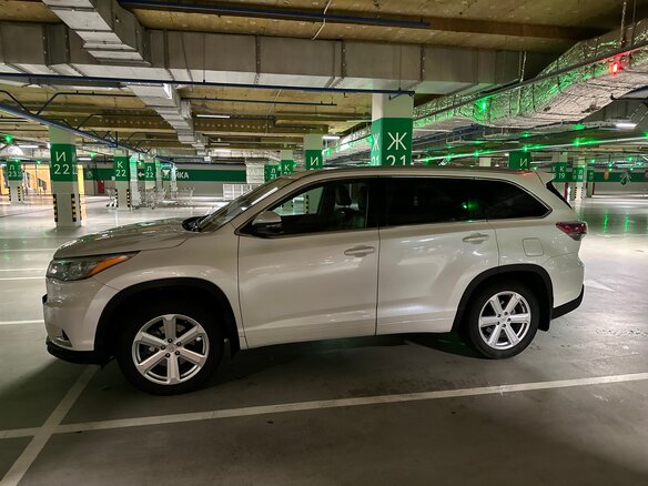 2014 Toyota Highlander III (XU50), белый, 2700000 рублей - вид 7