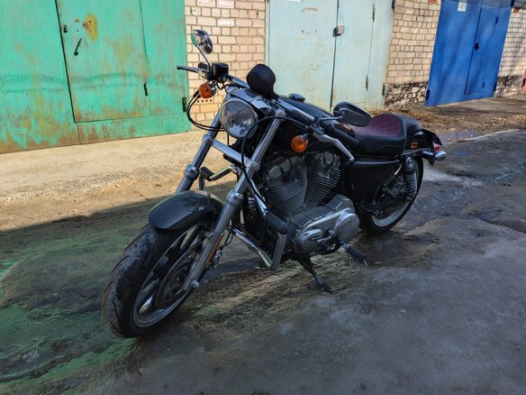 2016 Harley-Davidson Sportster 883, чёрный, 890000 рублей - вид 6