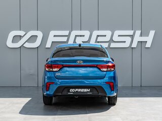 2017 Kia Rio IV, синий, 1260000 рублей, вид 4