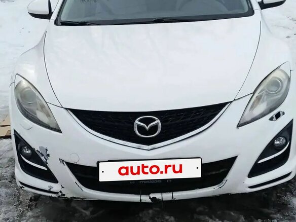 2010 Mazda 6 II (GH) Рестайлинг, белый, 780000 рублей