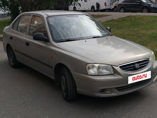 2008 Hyundai Accent ТагАЗ II, бежевый, 320000 рублей, вид 2