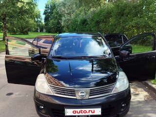 2008 Nissan Tiida I, чёрный, 570000 рублей, вид 3