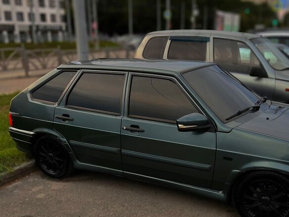 2012 Lada (ВАЗ) 2114, зелёный, 240000 рублей - вид 4