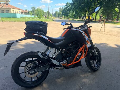 2013 KTM 200 Duke, оранжевый, 210000 рублей, вид 2