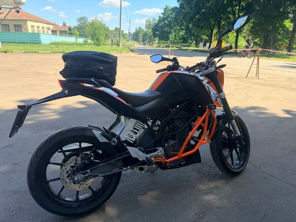 2013 KTM 200 Duke, оранжевый, 210000 рублей - вид 1