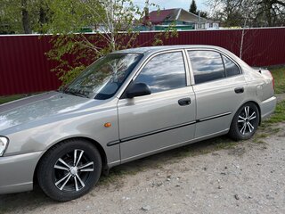 2008 Hyundai Accent ТагАЗ II, бежевый, 420000 рублей, вид 5