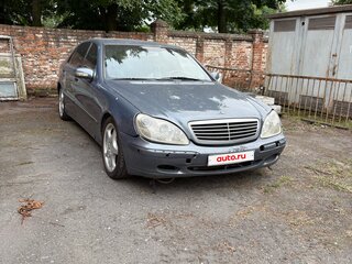 1999 Mercedes-Benz S-Класс 500 IV (W220), голубой, 320000 рублей, вид 3