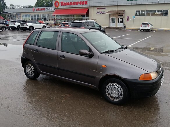 1998 Fiat Punto I, серый, 110000 рублей - вид 6