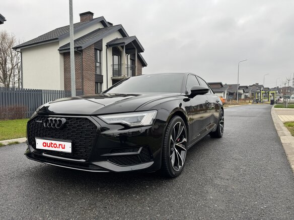 2021 Audi A6 45 TFSI V (C8), чёрный, 4500000 рублей - вид 1