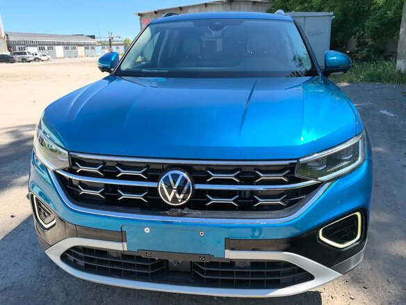 2022 Volkswagen Tayron I Рестайлинг, голубой - вид 4
