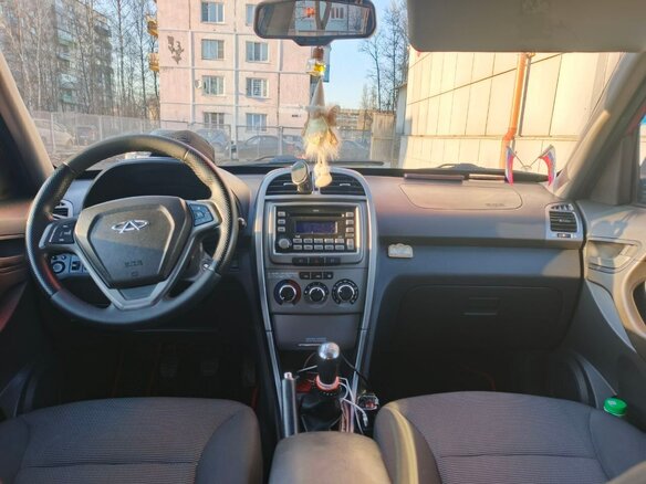 2013 Chery Tiggo (T11) I Рестайлинг (FL), красный, 530000 рублей - вид 8