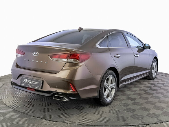 2018 Hyundai Sonata VII (LF) Рестайлинг, коричневый - вид 4