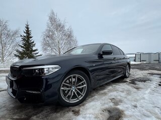 2017 BMW 5 серии 520d xDrive VII (G30/G31/G38), чёрный, 2950000 рублей, вид 2