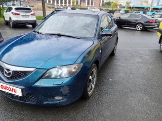 2007 Mazda 3 I (BK) Рестайлинг, синий, 360000 рублей, вид 1