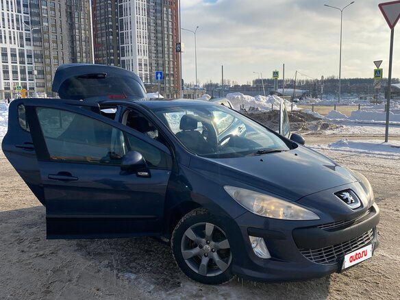 2008 Peugeot 308 I, синий, 310000 рублей - вид 1