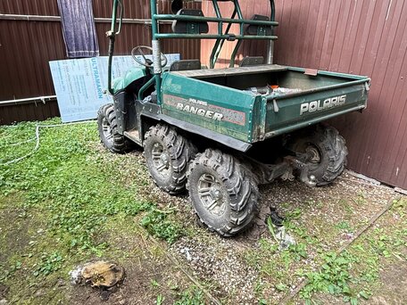 1998 Polaris Ranger 6x6, зелёный, 600000 рублей, вид 3