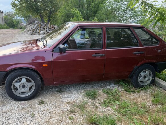 1997 Lada (ВАЗ) 2109, красный, 180000 рублей - вид 5