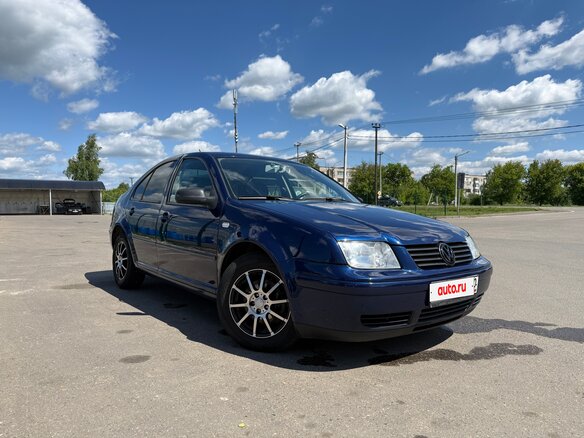 2002 Volkswagen Jetta IV, синий, 500000 рублей - вид 1