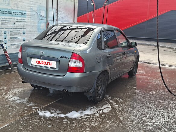 2008 Lada (ВАЗ) Kalina I, серый, 125000 рублей - вид 4