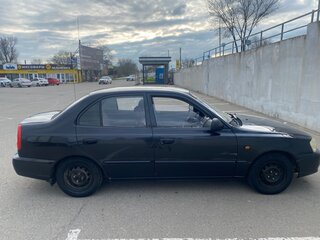 2006 Hyundai Accent ТагАЗ II, чёрный, 269000 рублей, вид 3