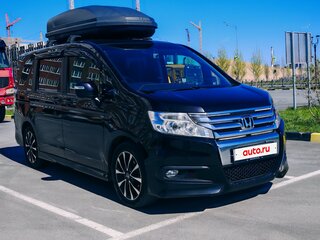 2010 Honda Stepwgn Spada IV, чёрный, 1350000 рублей, вид 3