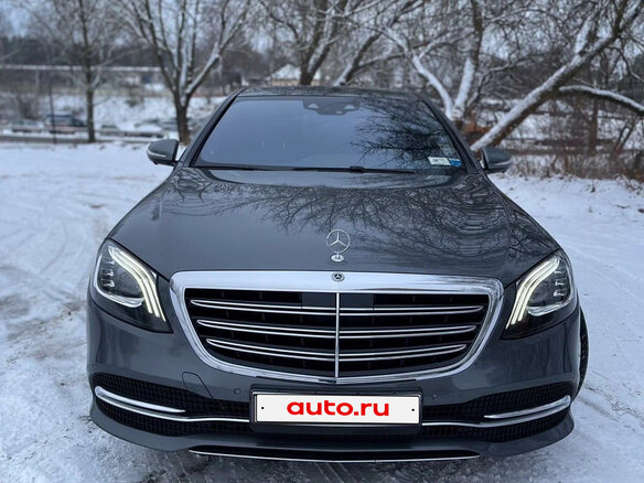 2018 Mercedes-Benz S-Класс 560 VI (W222, C217) Рестайлинг, серый, 4262643 рублей - вид 1