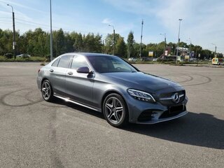 2019 Mercedes-Benz C-Класс 200 IV (W205) Рестайлинг, серый, 3500000 рублей, вид 3