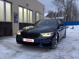 2020 BMW 5 серии 520d xDrive VII (G30/G31/G38), синий, 3700000 рублей, вид 3