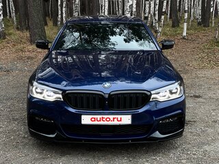 2017 BMW 5 серии 520d VII (G30/G31/G38), синий, 3050000 рублей, вид 3