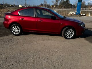 2008 Mazda 3 I (BK) Рестайлинг, красный, 450000 рублей, вид 3